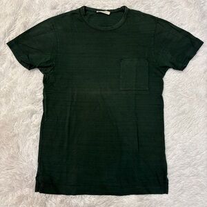 Mr. P Green Cotton Pocket T-Shirt